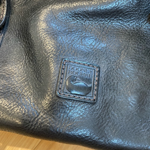 Dooney & Bourke Florentine Leather Satchel Black - Picture 7 of 12